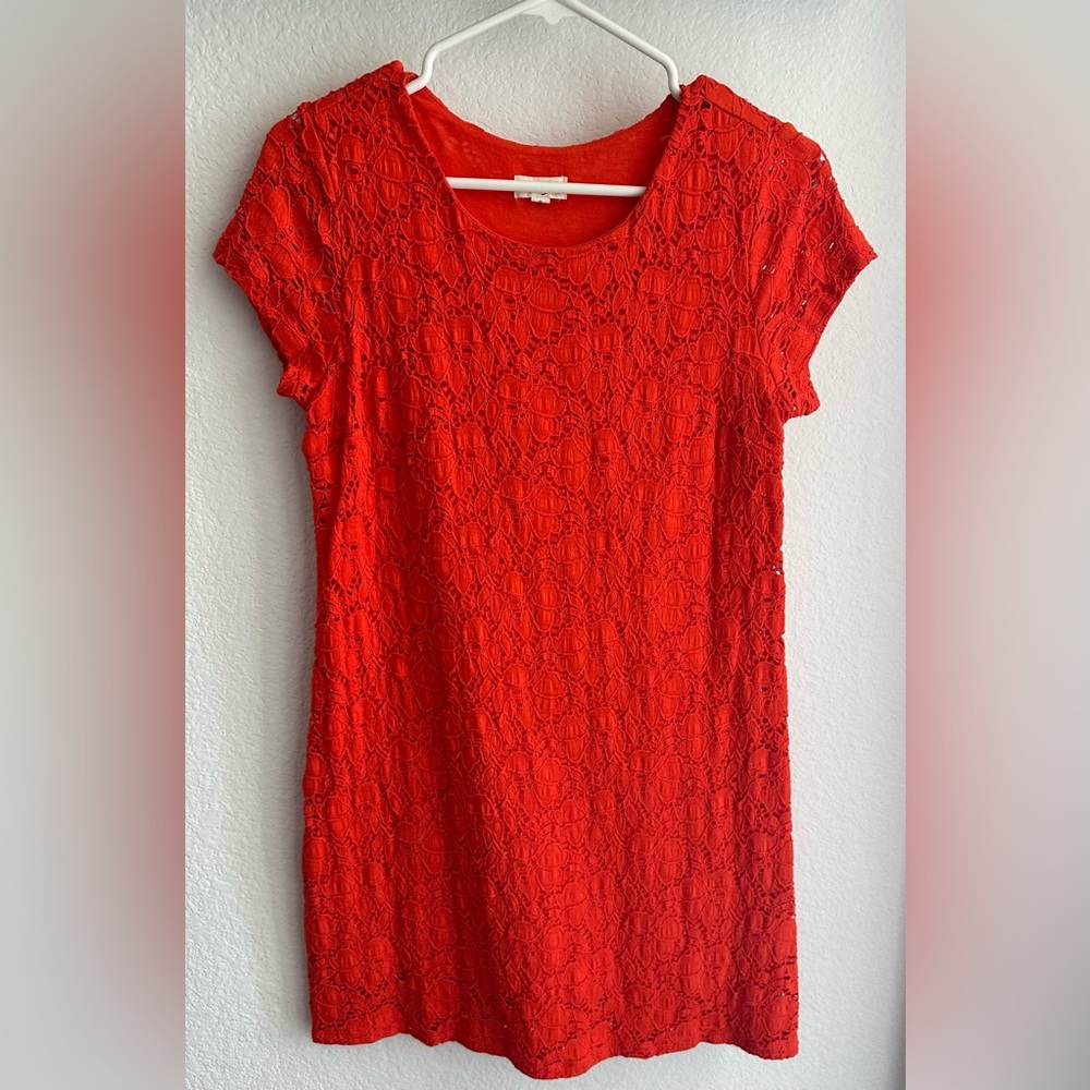 Orange Dress, Brand-maisonJules, Size Small, Worn Once